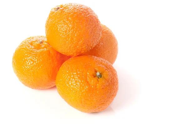 Fyra mandariner — Stockfoto