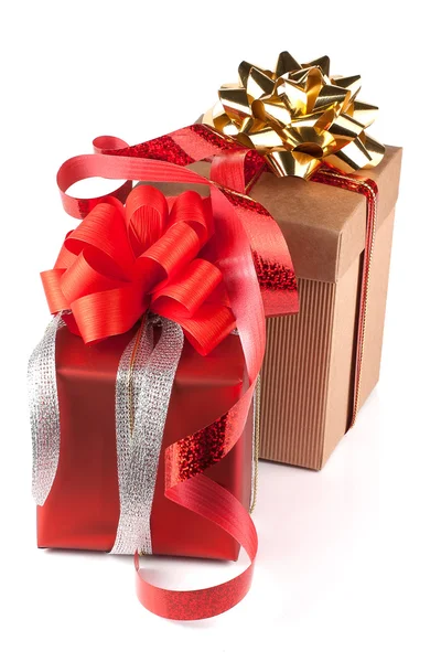 Two present boxes — Stock Photo, Image