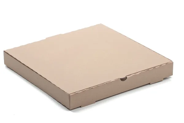 Пустая коробка для пиццы — стоковое фото