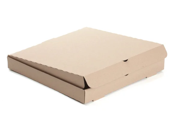 Пустая коробка для пиццы — стоковое фото
