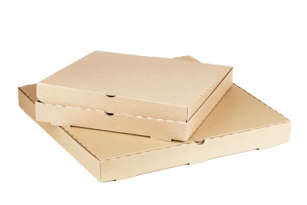 Zwei leere Pizzaschachteln — Stockfoto