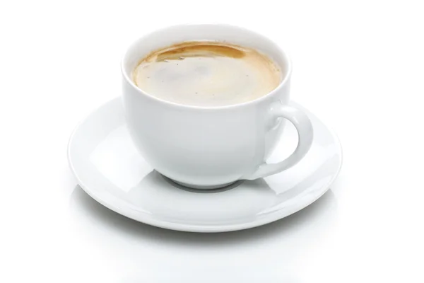 Bílý hrnek na kávu — Stock fotografie
