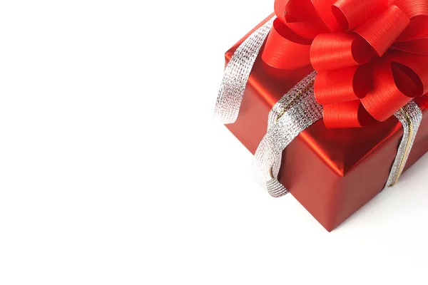 Red present box Royalty Free Stock Photos
