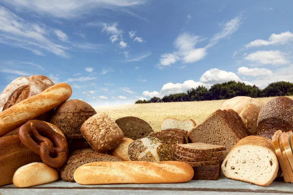 Assortiment van gebakken goederen — Stockfoto