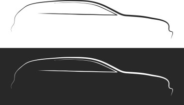 illustration of car silhouette
