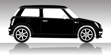  illustration of car silhouette