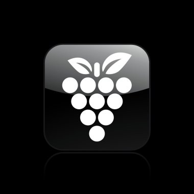  illustration of grape single icon