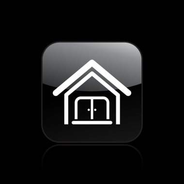  illustration of house single icon