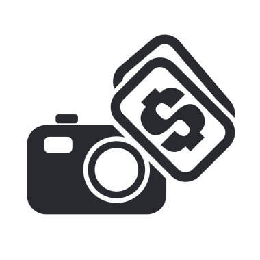  illustration of sell photo concept icon