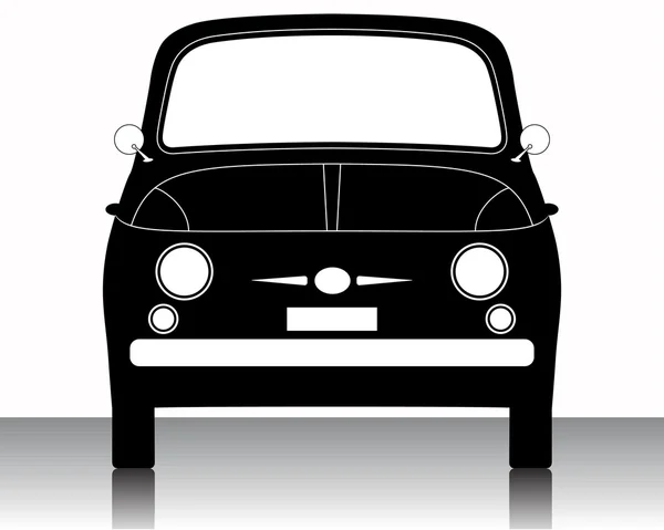 Ilustração da silhueta do carro — Fotografia de Stock