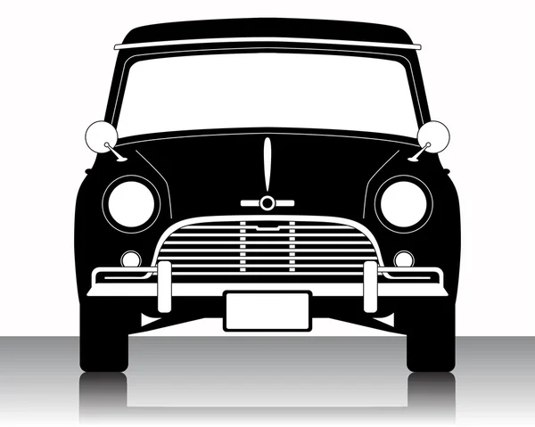 Illustration of car silhouette — 图库照片