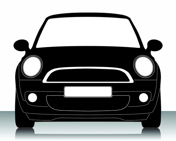 Illustrazione della silhouette dell'automobile — Foto Stock