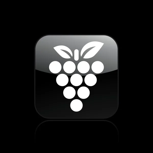 Illustration of grape single icon — Stok fotoğraf