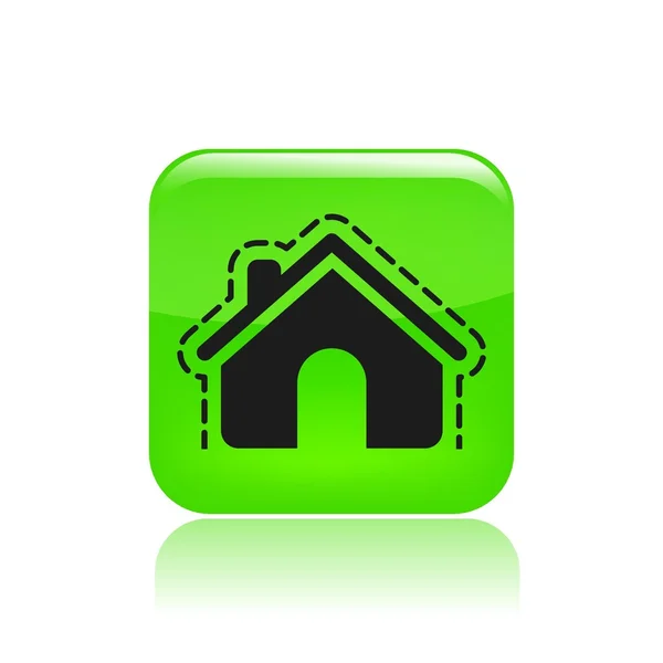 Illustration of modern icon depicting a house protection — ストック写真