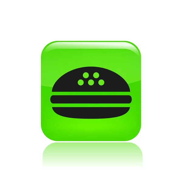 Illustration of single sandwich icon — 图库照片