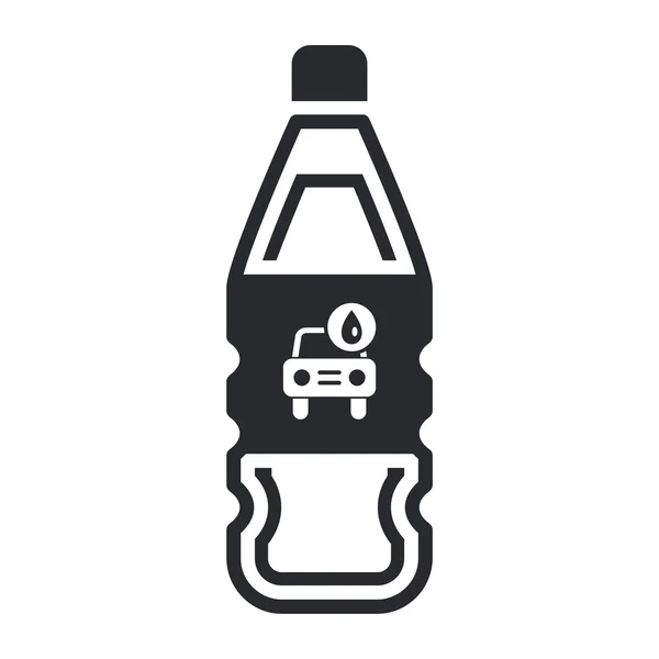Illustrazione della bottiglia di detersivo per autolavaggio — Foto Stock