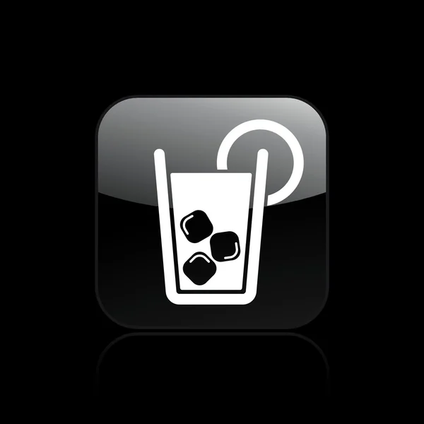 Illustration of cocktail icon — Stock Photo, Image