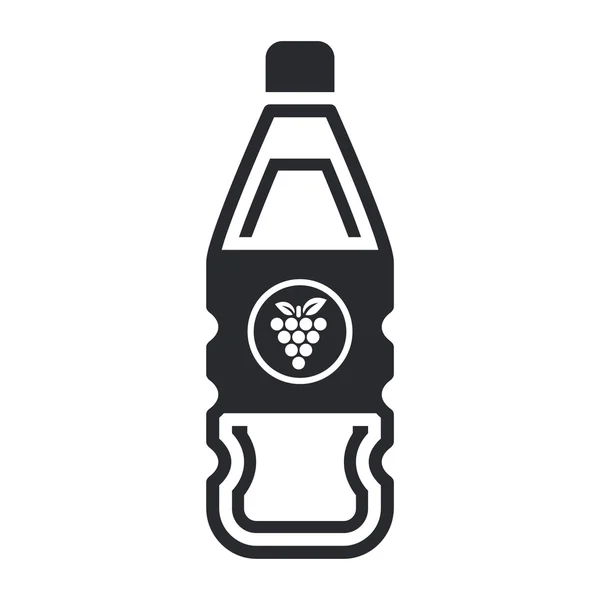 Illustration of grapes bottle icon — Stock Photo, Image