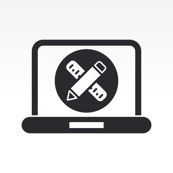 Illustration of computer design icon — Stock Photo, Image