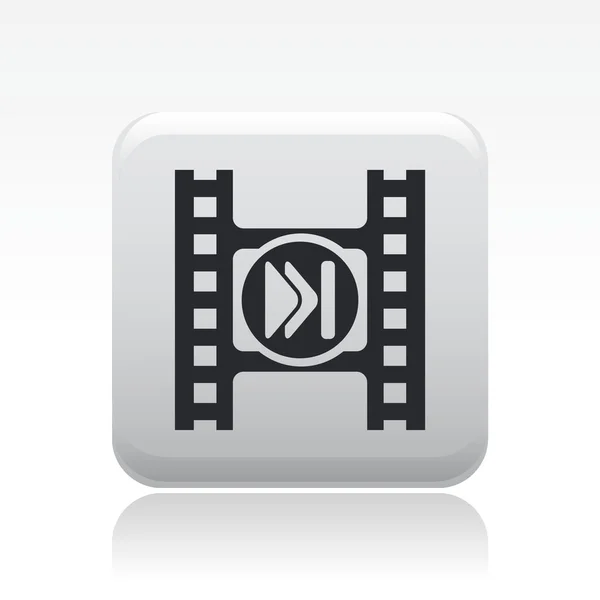 Illustration of video skip button — Stock Photo, Image