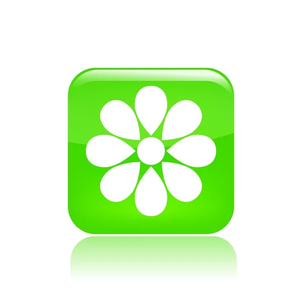 Illustration of flower single icon — Stock Photo, Image