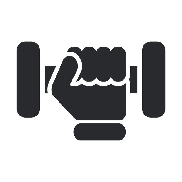 Illustration of gym icon — 图库照片