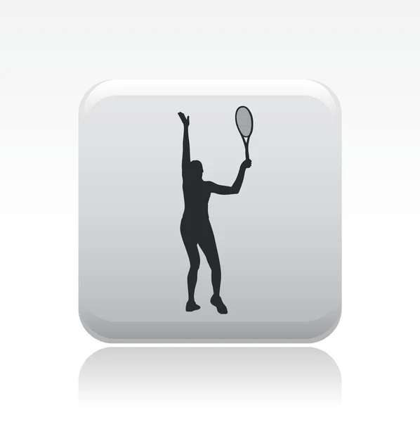 Illustration of tennis icon — Zdjęcie stockowe