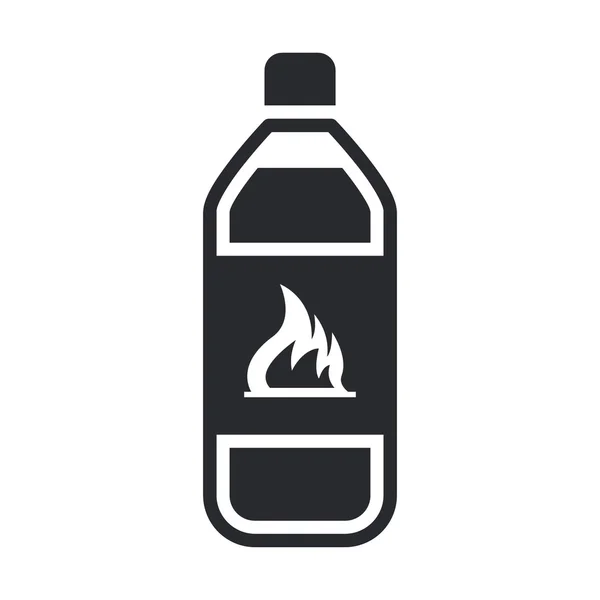 Illustration of flammable bottle — Stock Photo, Image