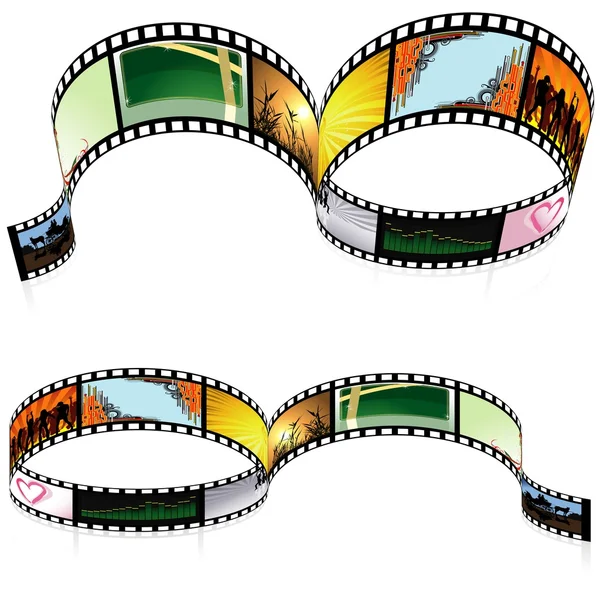 Colored Filmstrip — Stock Photo, Image