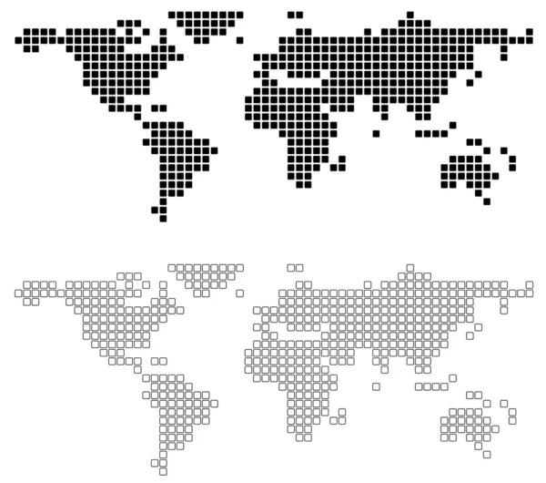 Abstrakt världskarta — Stockfoto