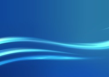 Blue Abstract Waves clipart