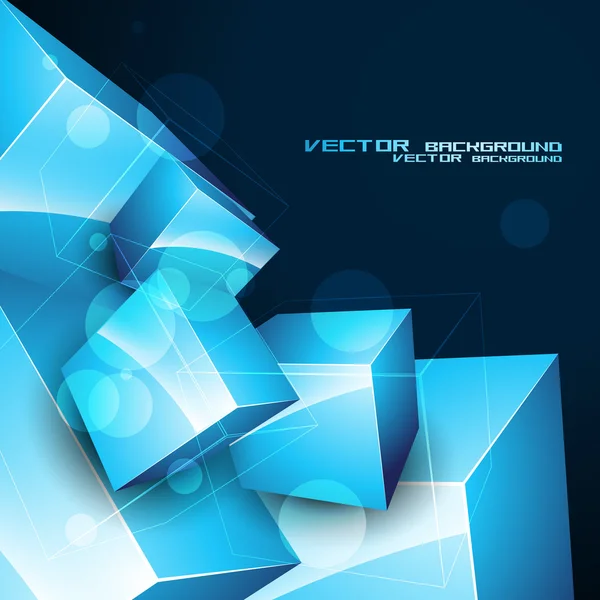 Cubos vectoriales — Vector de stock