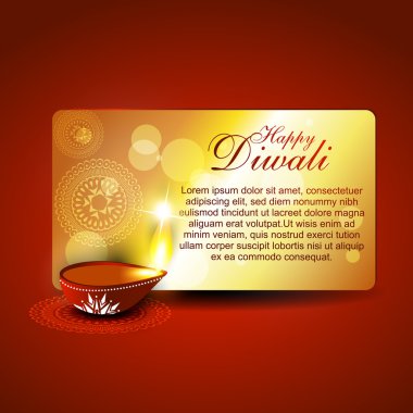 stylish diwali illustration clipart