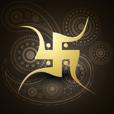 swastik symbol clipart