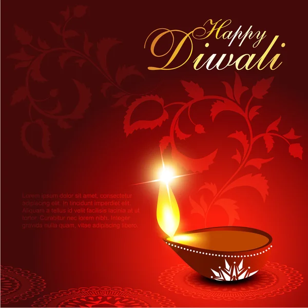Festival del Diwali — Vettoriale Stock