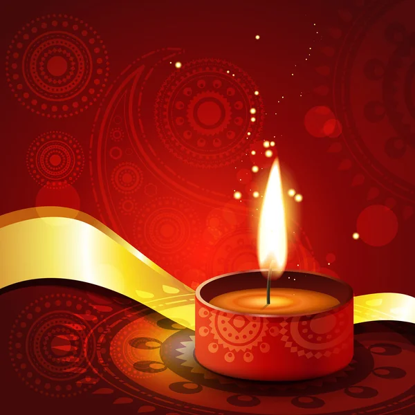 Diwali Festivali Arkaplanı — Stok Vektör