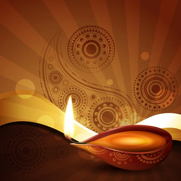 Ιστορικό φεστιβάλ Diwali — Διανυσματικό Αρχείο