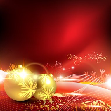 golden christmas ball clipart