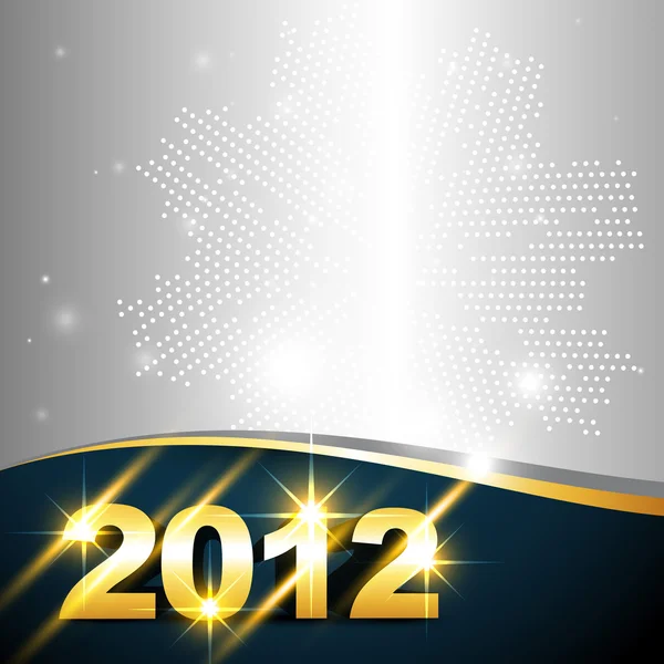 Golden nouvelle année design — Image vectorielle