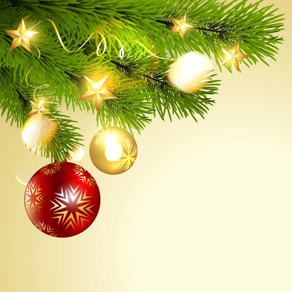 Сверкающий рождественский шар — стоковый вектор