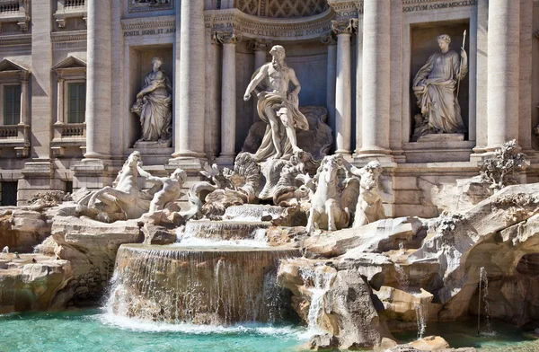 Fontana di trevi - Ρώμη, Ιταλία — Φωτογραφία Αρχείου