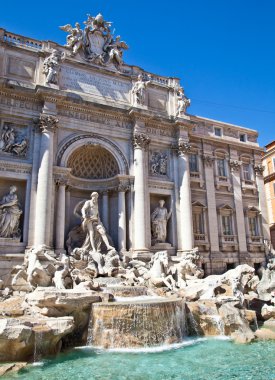 Fontana di Trevi - Rome, italy clipart