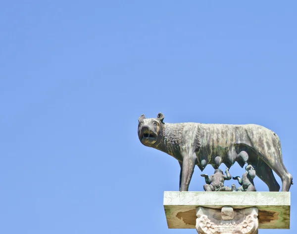 Romulus ve remus kurt — Stok fotoğraf