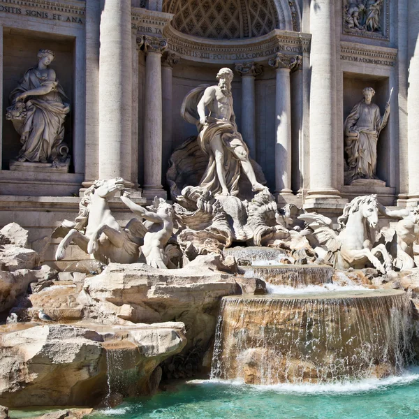 Fontana di trevi - Rzym, Włochy — Zdjęcie stockowe