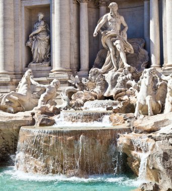 Fontana di Trevi - Rome, italy clipart