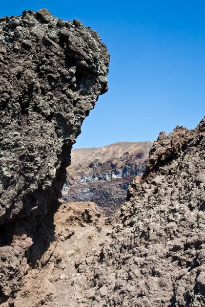 ヴェスヴィオ火山のクレーター — ストック写真