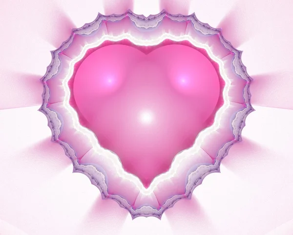 Fractal heart — Stock Photo, Image