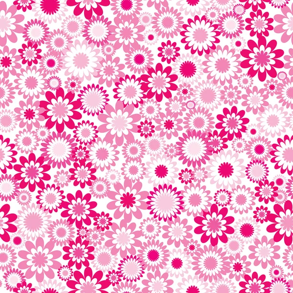 Pink pattern with flowers — Stock Photo, Image