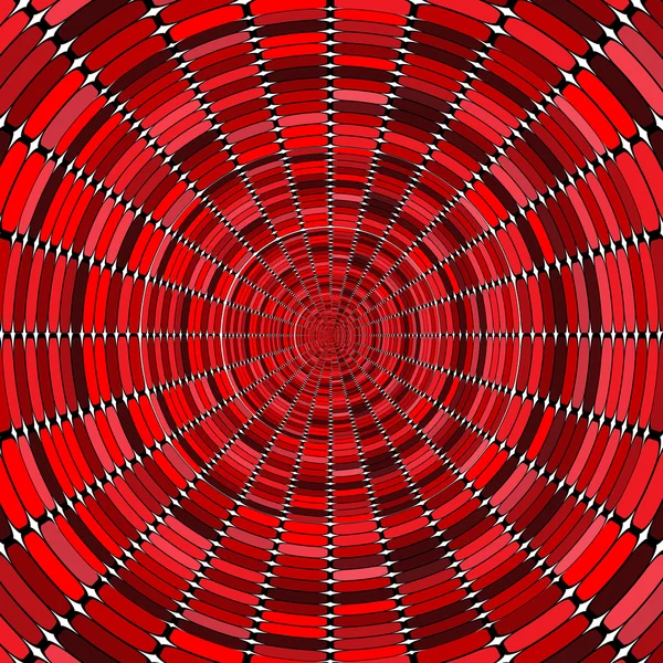 Optyczne sztuki w odcieniach czerwieni — Zdjęcie stockowe