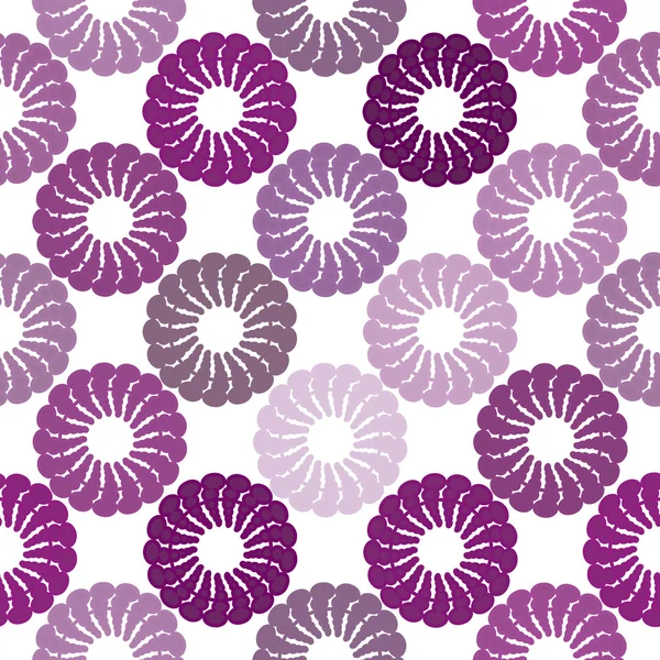 Seamless pattern with abstract flowers — Stock Photo, Image